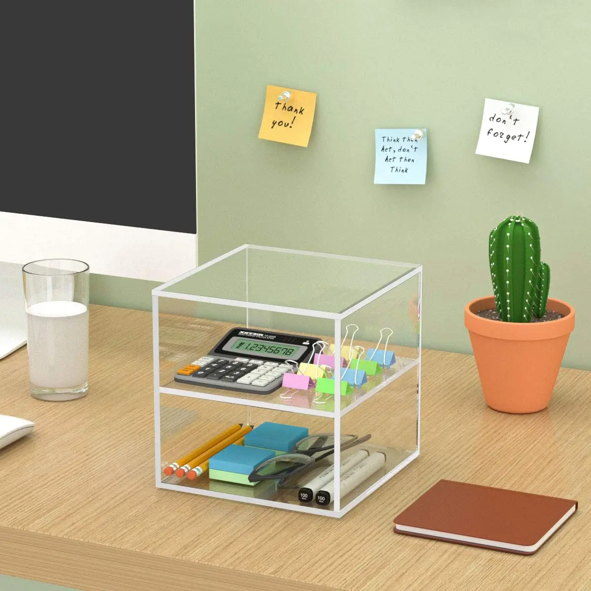 Plexiglass Factory clear Acrylic Box with Lid  Custom  Acrylic Gift Box with Lid