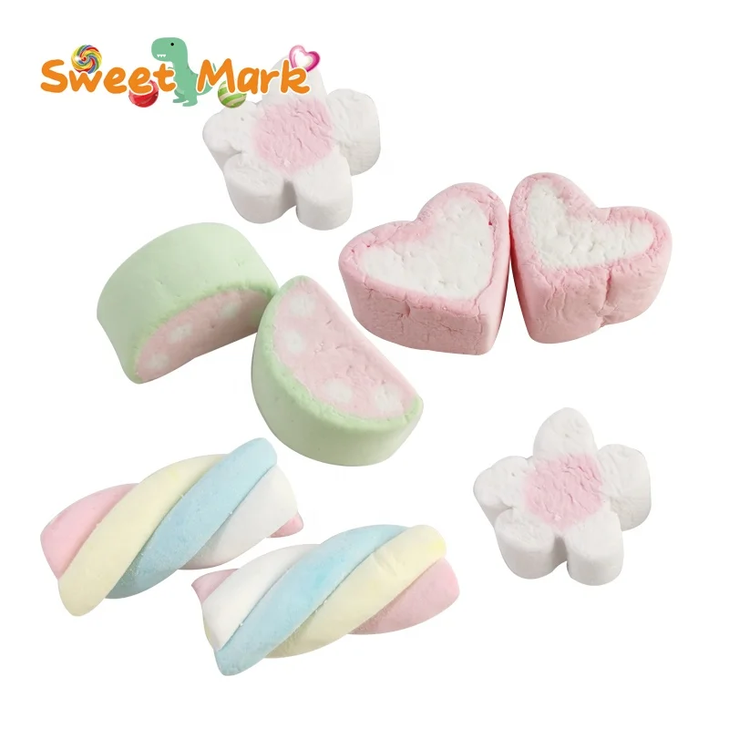 Box Marshmallow Flower con Caramelle Rosa