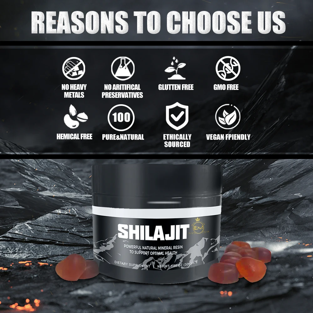 Shilajit Gummy Natural Organic Shilajit Resin Gold Grade 100 Rich In