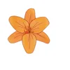 Orange lily design