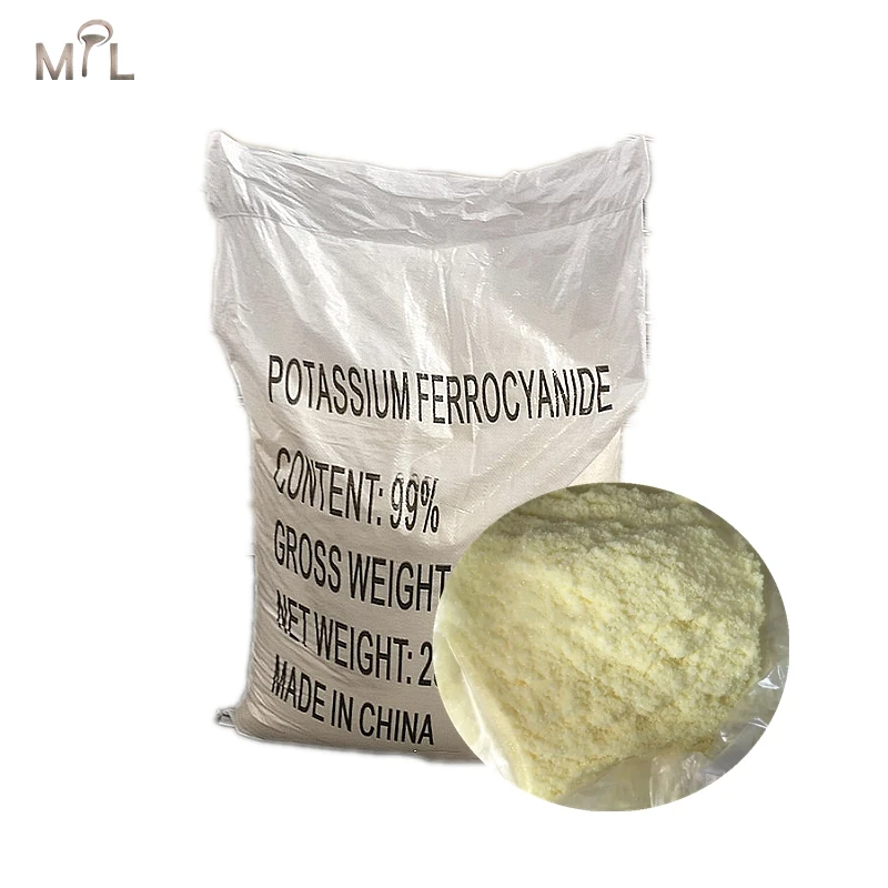 Antitackiness Agent 99% Potassium Hexacyanoferrate CAS 13943-58-3 Yellow Prussiate