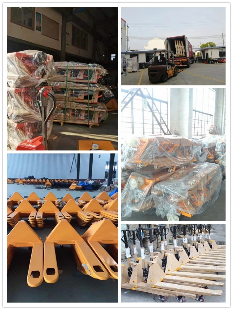 Manual Hydraulic Hand Pallet Jack Total Fork Lifter Truck