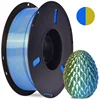PLA Silk Dual Blue-Golden 1kg