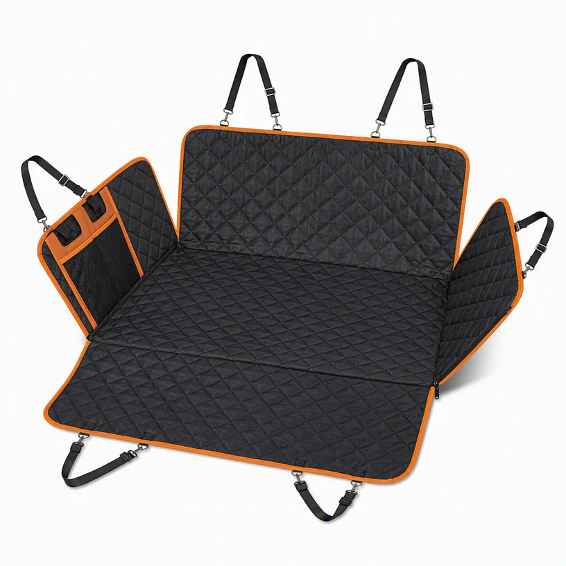Waterproof Car Pet Hammock Rear Seat — Product details 1