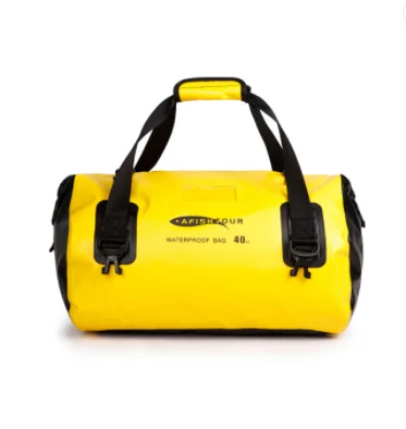 AFISHTOUR Fashion Duffel Bag 2021 Large Luggage Bag for Sale Factory OEM/ODM Custom Waterproof White Yellow Black 50*34*30cm 40L