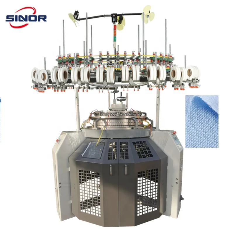 Second Hand  Single Jersey Three Thread Circular Knitting Machine in Good Condition