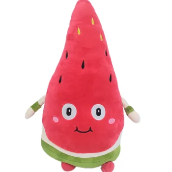 Fruit shape watermelon plush toy Custom Stuffed fruit vegetable plush toy custom plush toy