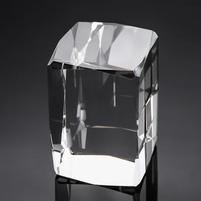 Pujiang Manufacture Supplier New Transparent K9 Crystal Glass Block Cube for 3d Laser Engraving Blank Crystal Ice Cubes