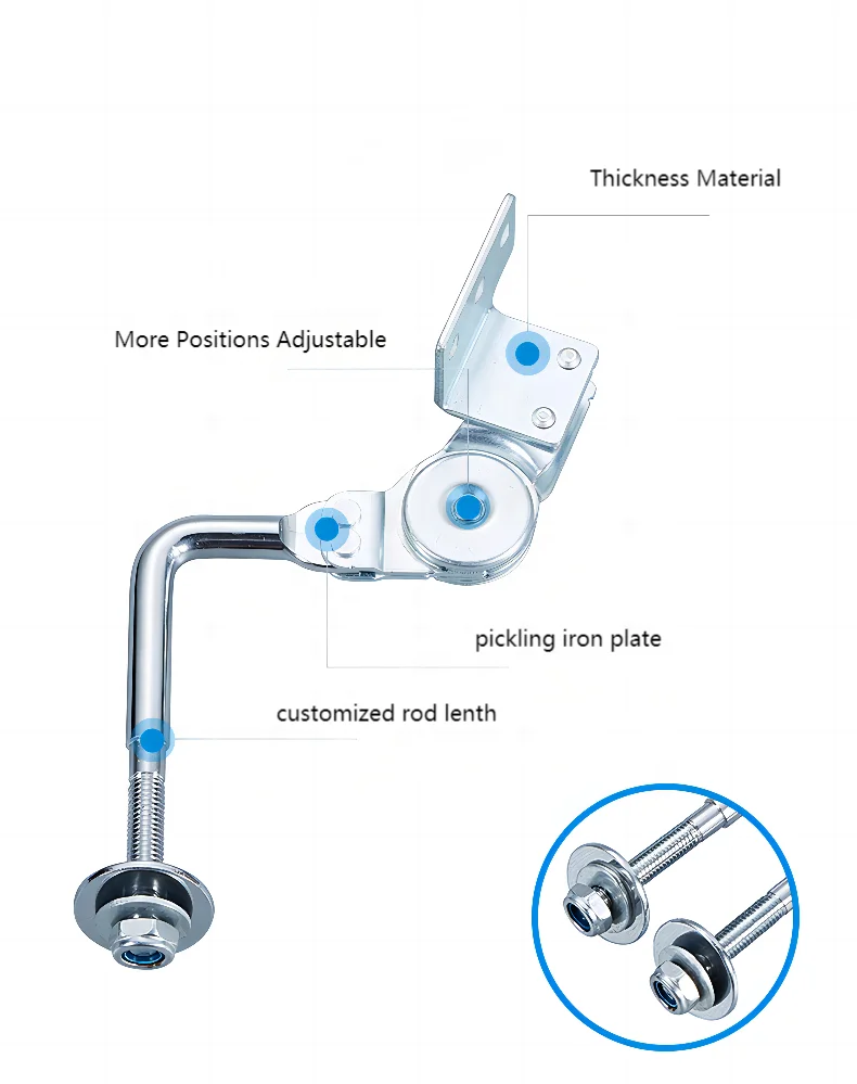 SP 2 pcs懒人沙发五金配件头枕折叠升降铰链高度角度调节器机构家具配件| Alibaba.com