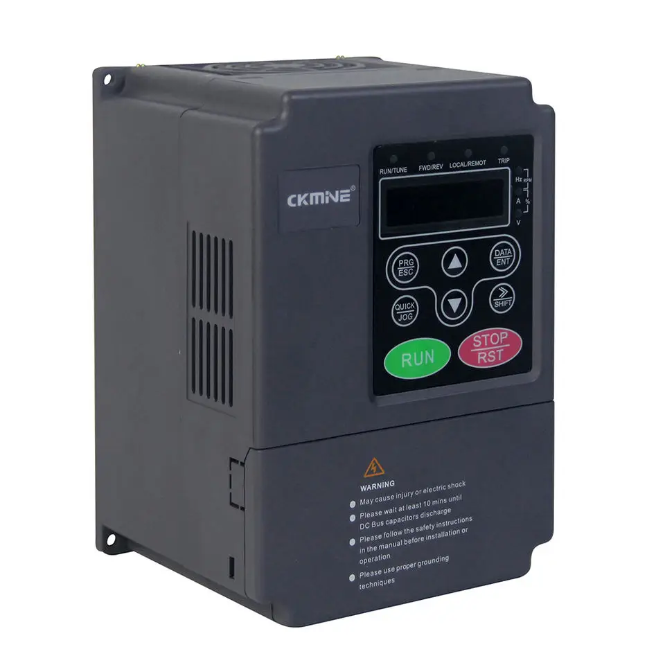 CKMINE 380v 7.5.kw 10hp Frequency Inverter 5.5kw 4kw 3 Phase Ac Motor Vfd Converter Drive Speed Control OEM ODM