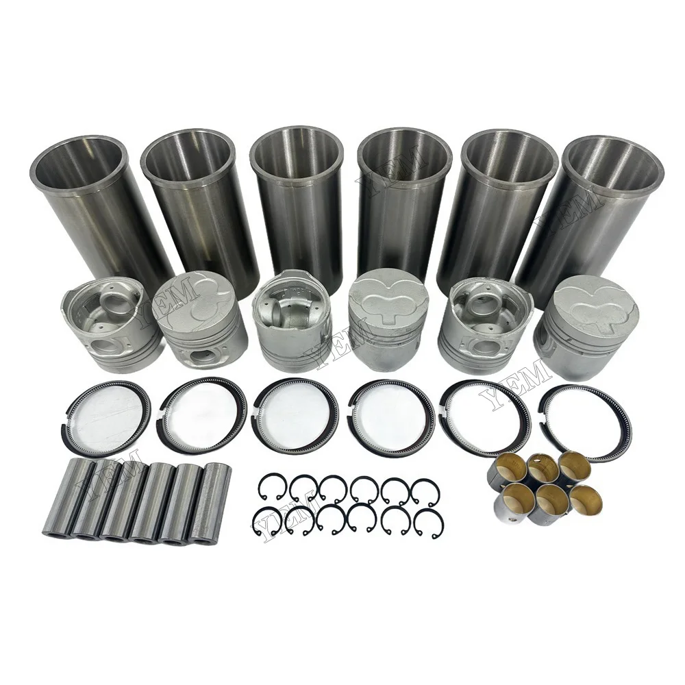 Cylinder Liner Kit Compatible for Nissan SD33 Engine Parts Best Quality 4