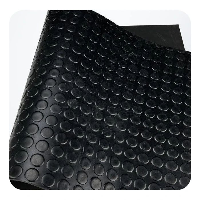 Anti Slip Coin Pattern Rubber Floor Mat Sheet