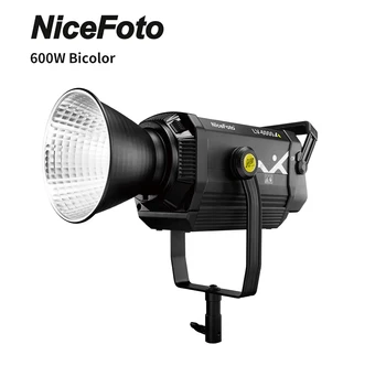 NiceFoto L V-6000A Professional Bicolor 600 Watt LED Studio Photographic Lighting Video Film COB Spot Continuous Light