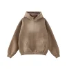 Sudadera con capucha marrón oscuro