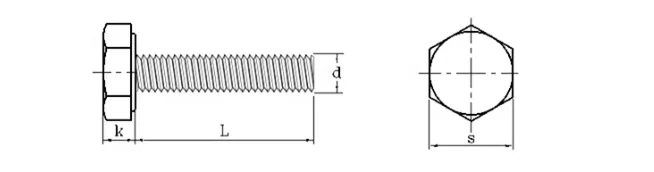 product customized supplier din933 hexagon bolts carbon steel black zinc high quality 88 m3 m20 hex head bolts screws-59