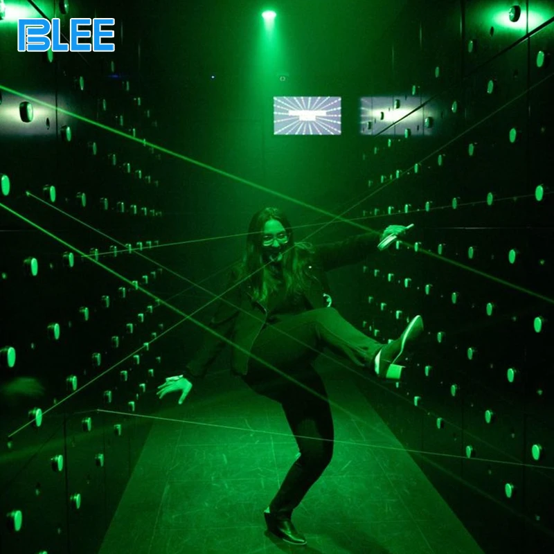 Laser Challenge Game Team Building Indoor Laser Light Activate Game Mobile Laser Maze Game with Software