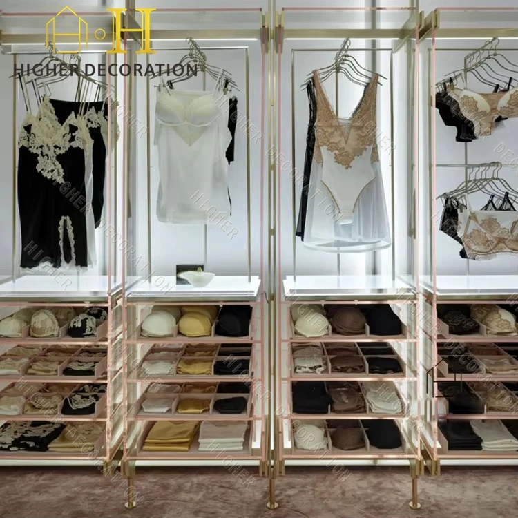 display stands boutique de lenceria