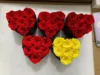 7 rose in scatola di calore