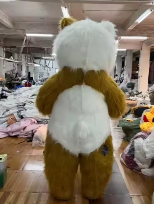Custom Handmade Furry Giant Adult Inflatable cat Cartoon Mascot Costume for Cosplay 2m/2.6m Inflatable cat Suit Costumes