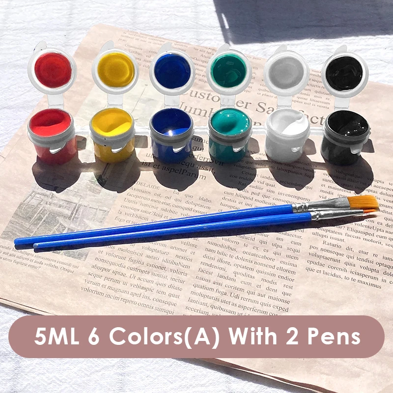 High Quality Acrylic Color Paint Pot Strips Arts Various