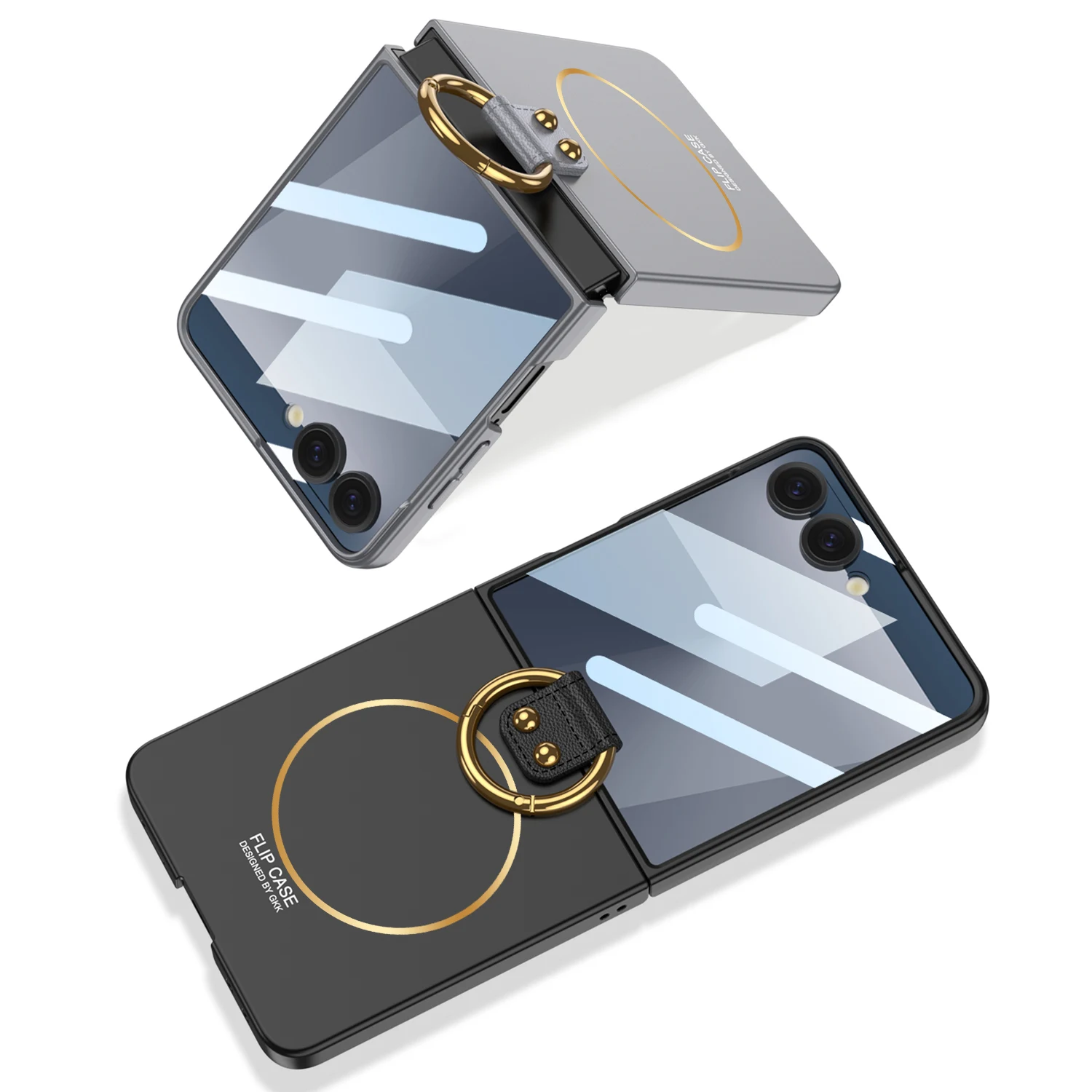 galaxy Z Flip 7 case Pc Finger Ring Folding Cell Phone case with Magnetic Ring Wire Less Charging for galaxy Z Flip 7 galaxy Z Flip 7 case Pc Finger Ring Folding Cell Phone case with Magnetic Ring Wire Less Charging for galaxy Z Flip 7
