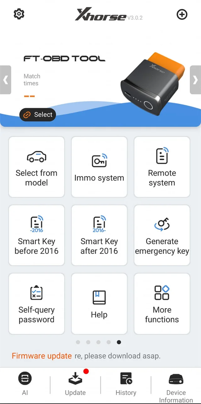 Xhorse MINI OBD Tool - Reliable Engine Analyzer for Toyota