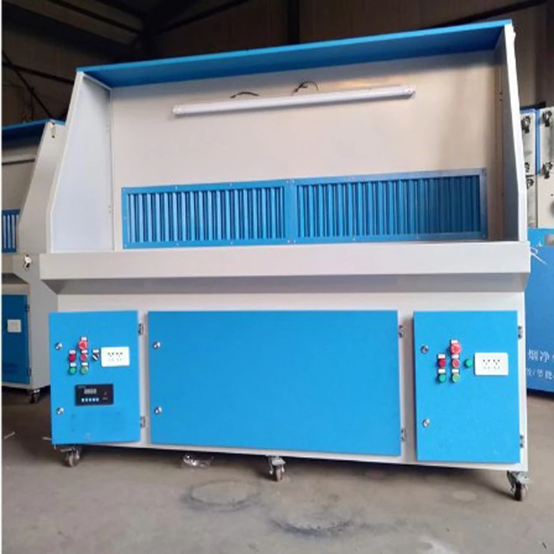 Grinding and Dedusting Table Downdraft Worktable