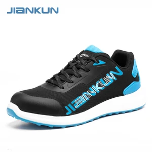 JIANKUN CE S3 SR ESD Fashionable Lightweight Safety Shoes Composite Toe for Men Soft Comfortable Non-Slip PU-PU Outsole Sneakers