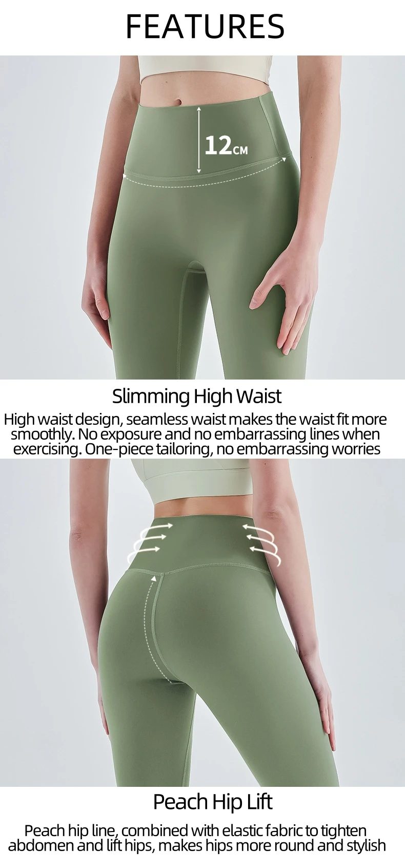 product 2024 suppliers custom logo high waist for women sports high waisted soft polyester fitness yoga pants pilates workout leggings-56