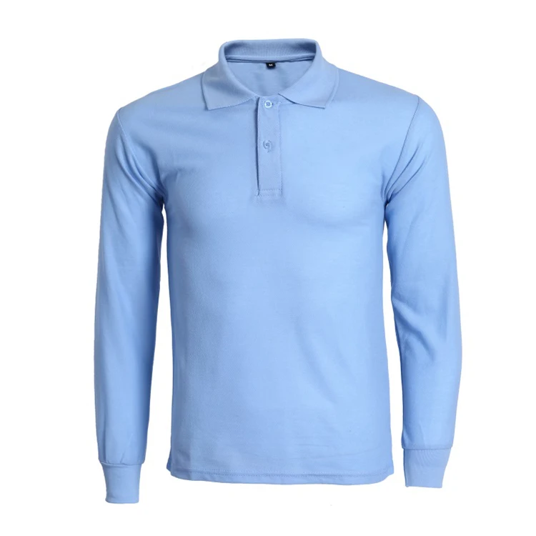 custom embroidered long sleeve polo shirts