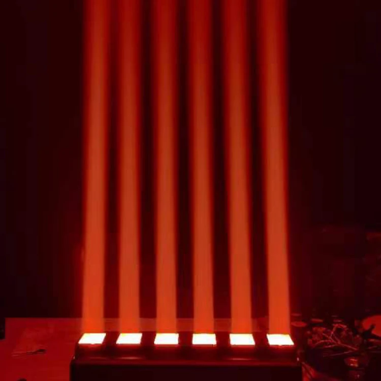 New DJ Matrix Led Lighting System Pixel 6x40W RGBW 4 in 1 DMX Light Bar Beam Wash Moving Head Lights for Disco