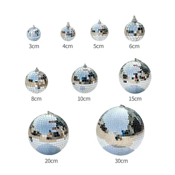 Handmade Cross-Border Patch Mosaic Disco Mirror Ball Reflective Glass for Wedding Christmas Holiday Parties for Home Decor Stage