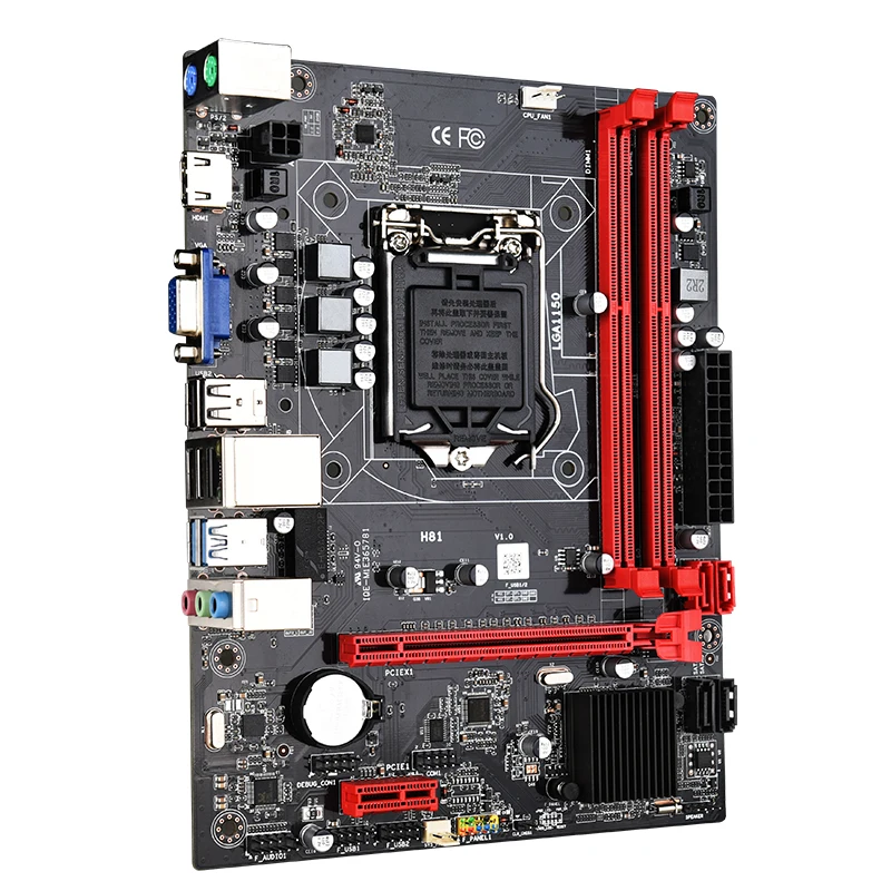 Motherboard H81 Lga 1150,Untuk Intel Lga1150 Soket I3 I5 I7 Xeon Cpu ...