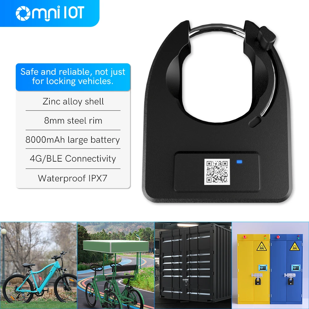 Velo-cerradura de rueda automática para bicicleta eléctrica, servicio Libre  de alquiler, negocios, Iot, compartir Software, solución para compartir
