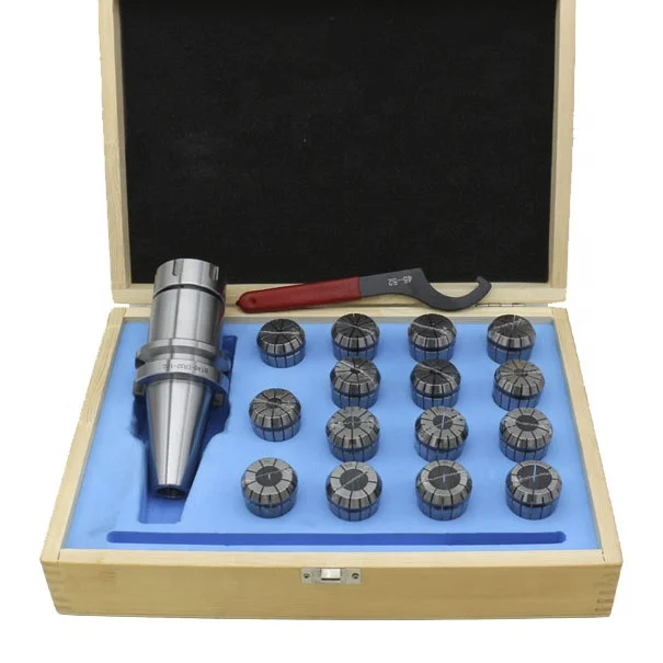 BT40 ER32 15PCS コレットセット 0.008mm 精度 CNC用 アルミ箱付き