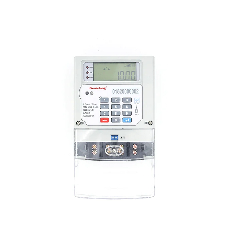 2020 New Single Phase STS Keypad  Smart Prepaid Electric Energy Meter