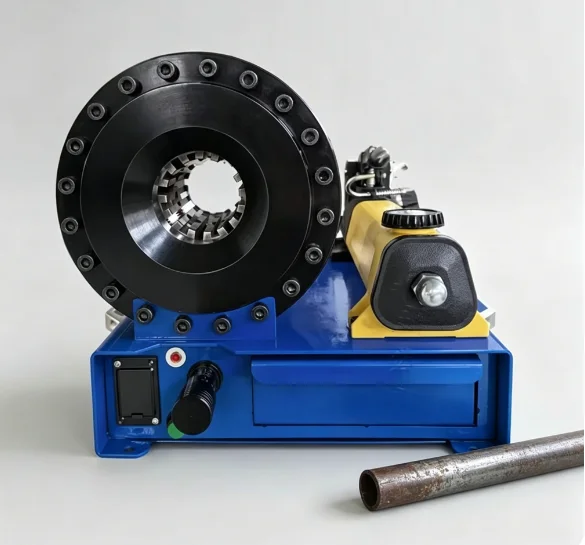 TEBAK Portable Hydraulic Crimping Tool for 1/4" - 1" 2SN/2SC Hoses - Manual Hydraulic Hose Crimping Machine