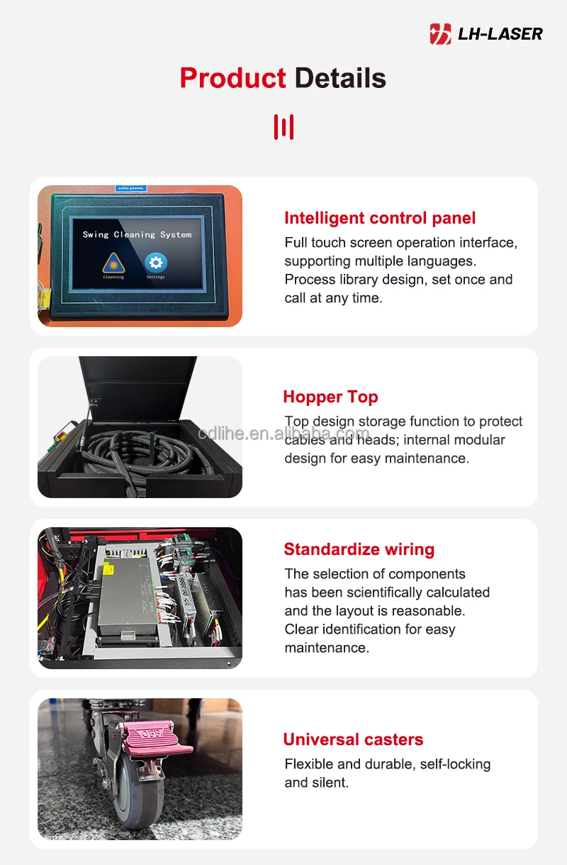 product-750-1142.8125 300W Pulsed Laser Rust Removal Machine Handheld/Cart Type for Metal Paint Cleaning OEM ODM