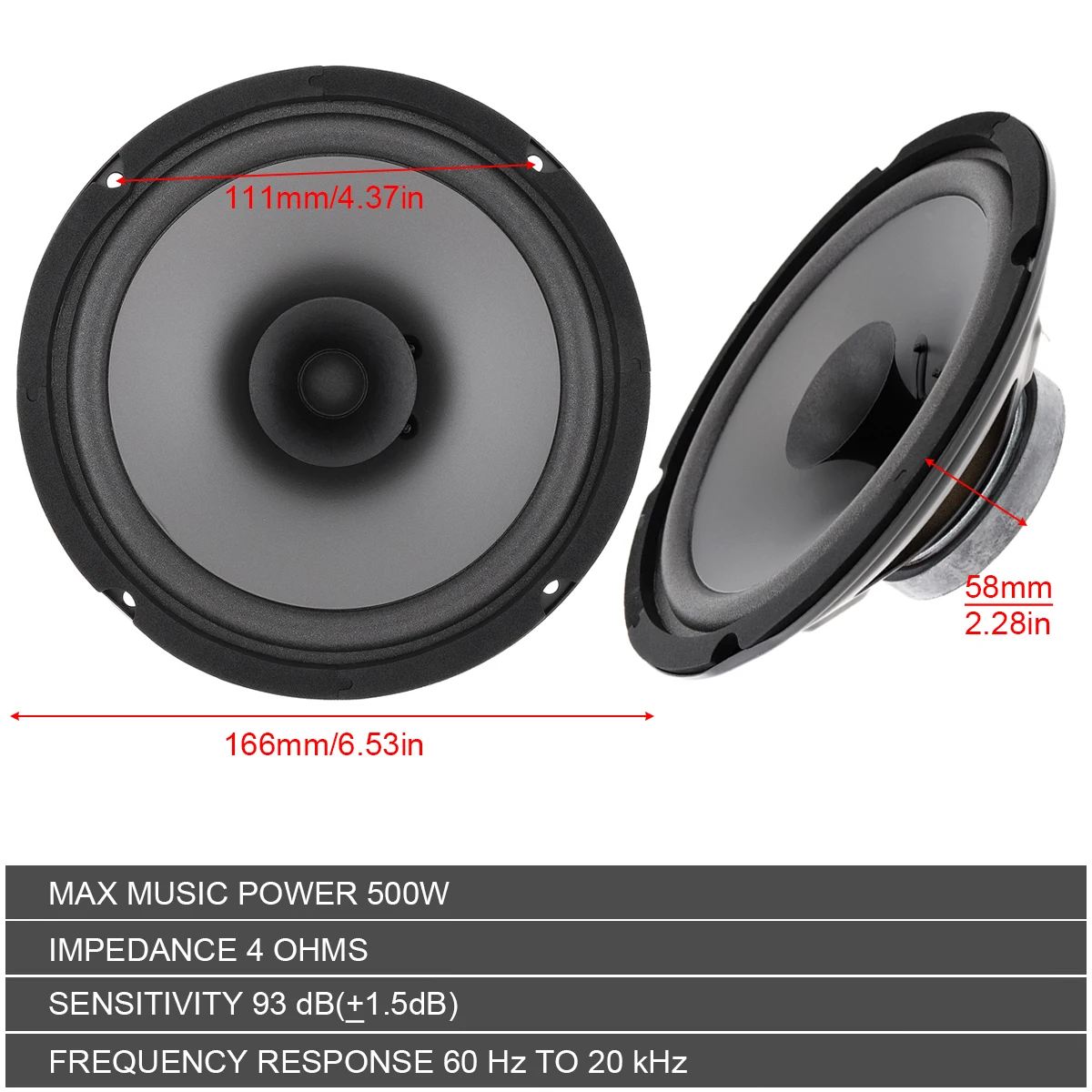 hifi coaxial speaker