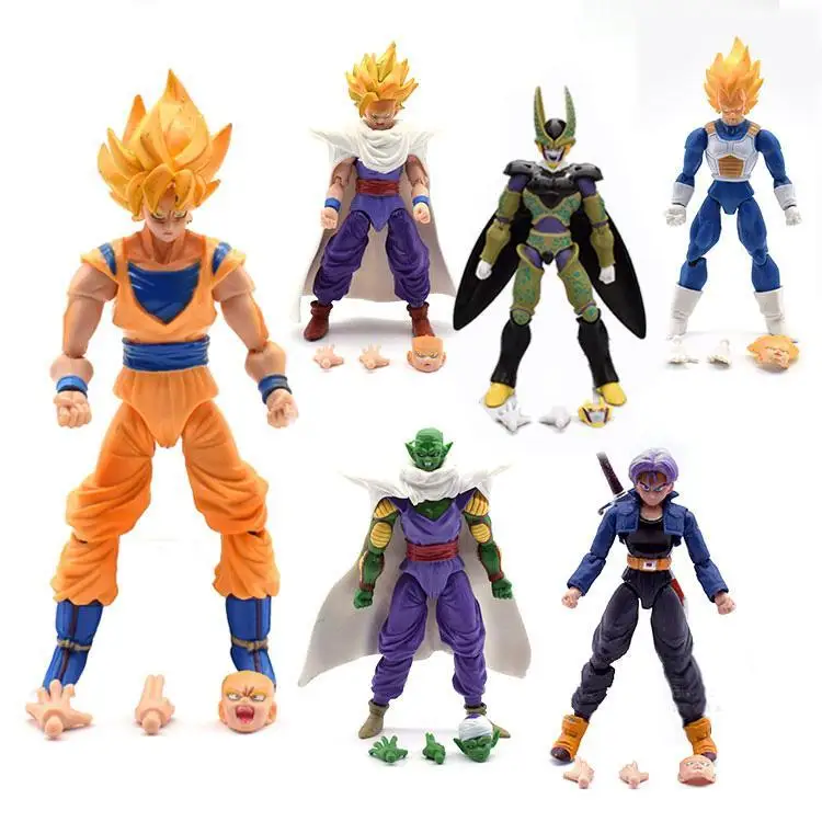 Dragon Ball Z Anime Action Figure, Trunks Goku Filho, Vegeta, Super  Saiyajin Fighting Figurine, PVC Toy Modelo de Coleção, 17cm - AliExpress
