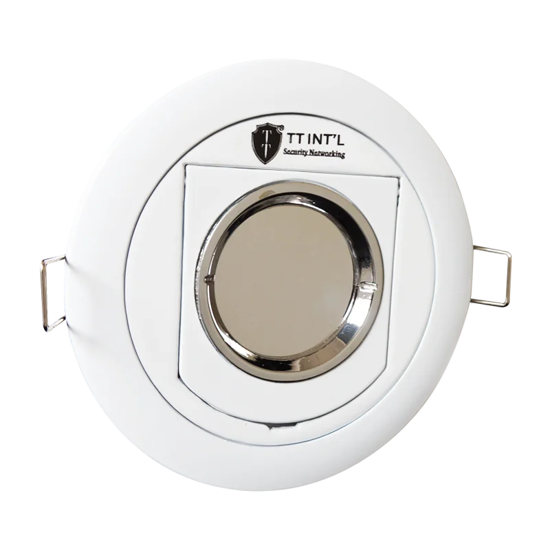 Ceiling Mount Full HD 2MP Analog Mini CCTV Home Spot Light Security Covert Invisible Mirror Glass Covered Camera