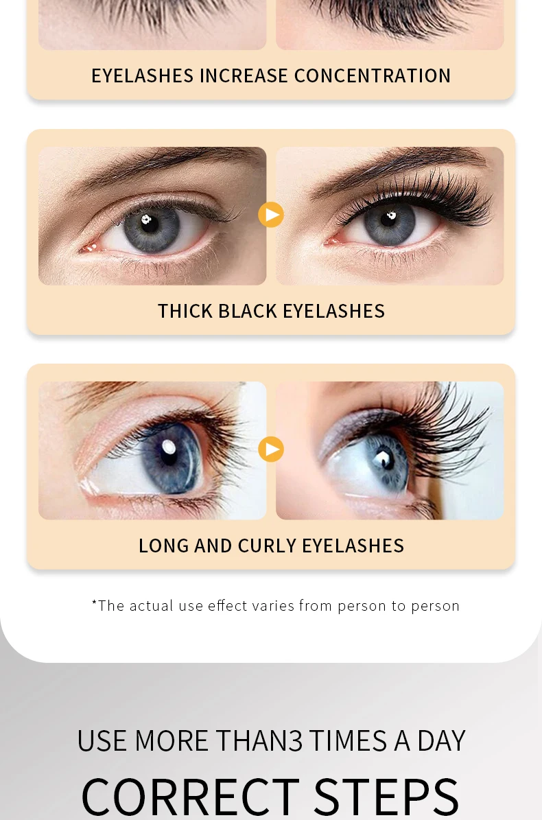 BIOAQUA Herbal Eyelash Growth Treatments Liquid Enhancer Eye Lash Longer Thicker Eyelash Extension Serum details