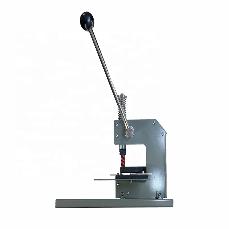 Manual Metal Sheet Name Plate Stainless Steel Punching Machine Paper Angle Cardboard Trim Cutter Round Corner Cutter