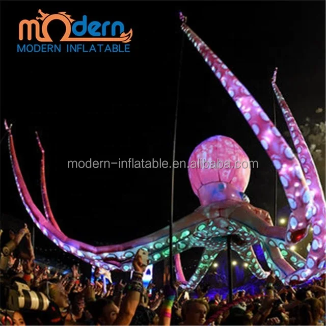 Attractive Giant Inflatable Octopus For Electronic Music Festival Stage  Decoration - Buy Outdoor Inflatable Octopus,Attractive Giant Inflatable  Octopus,Attractive Giant Inflatable Octopus For Music Festival Stage  Decoration Product on 