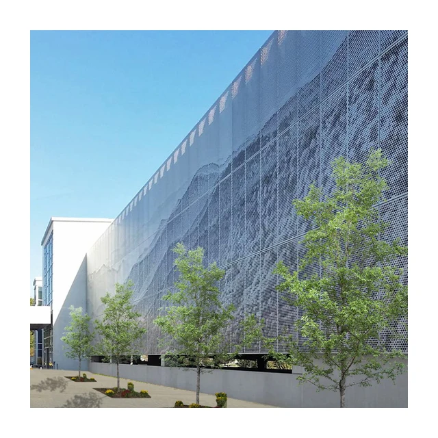 Durable Perforated Metal Facade with Metal Wall Decorative Panels,Ideal for Perforated Facade Cladding Projects