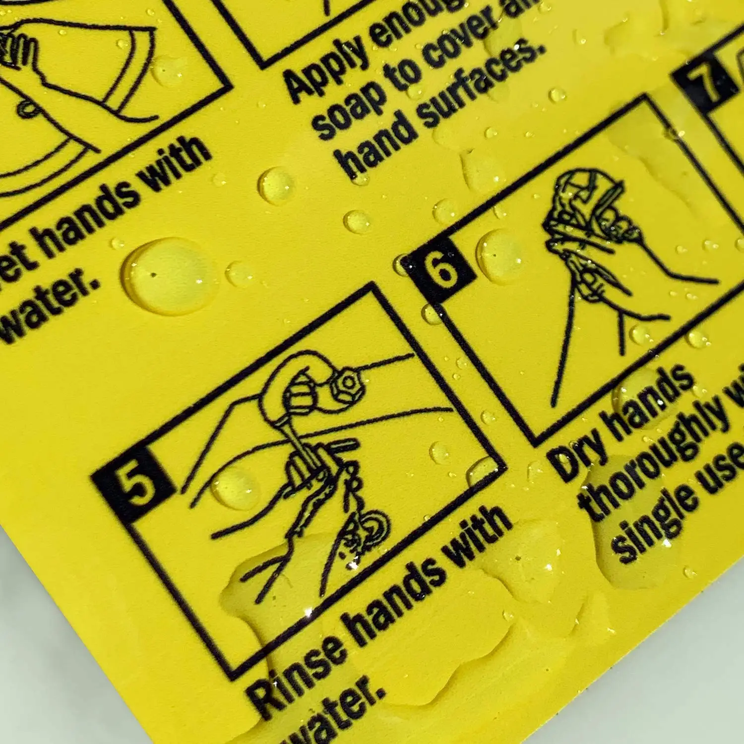 Employee Hand Washing Instructions Hand Washing Labels Buy Washing