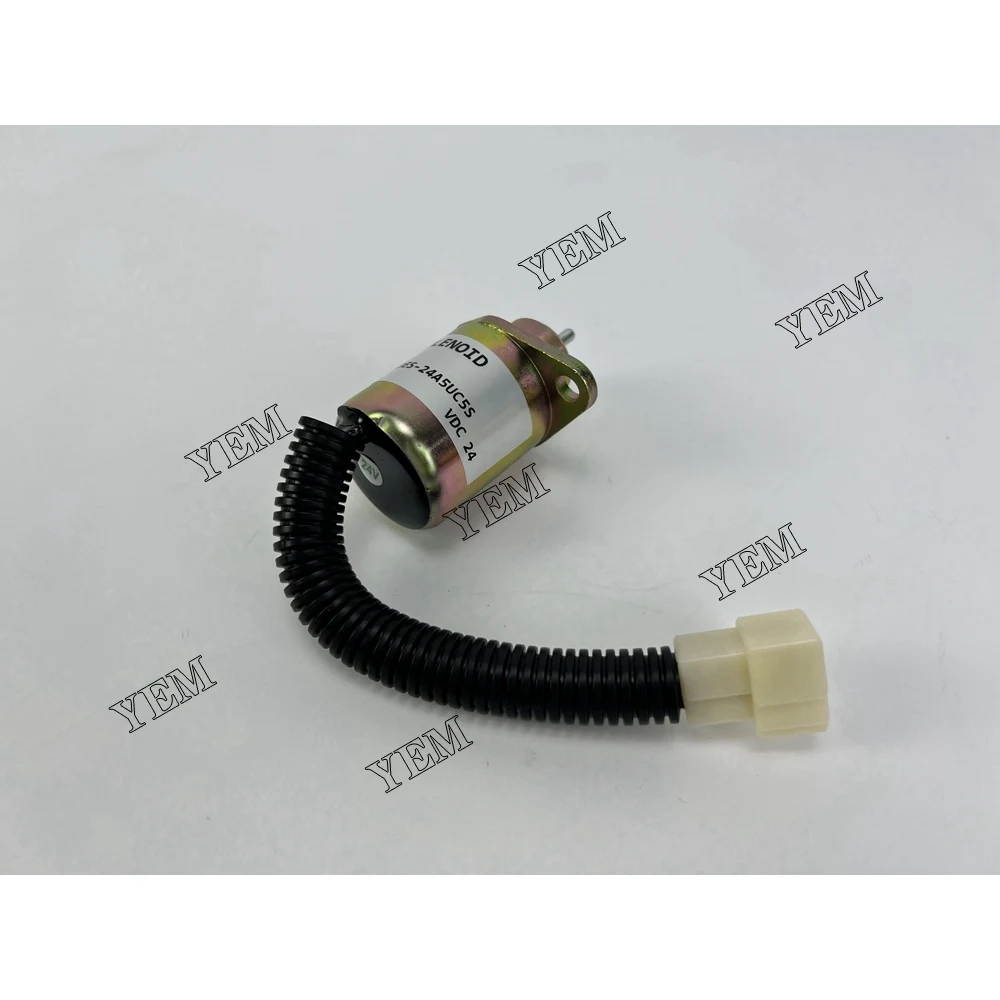For Kubota D1105 Solenoid Valve YK180B-24V 1503ES-24A5UC5S 17454-60010 SA-4569-T 24V Spare Part Industrial Machinery Spare Parts