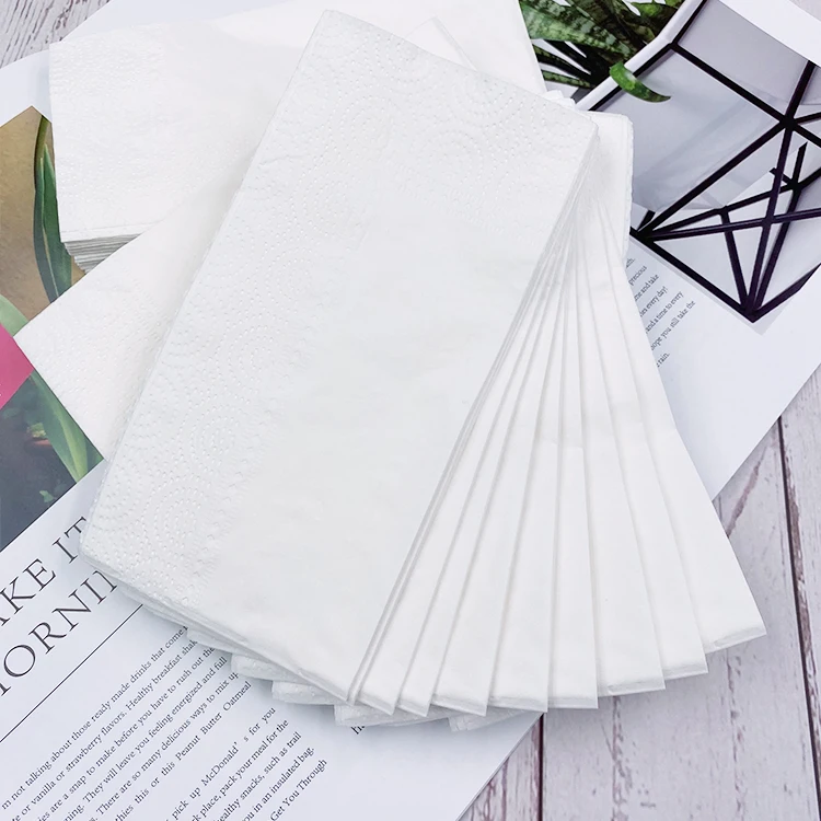 Custom Highly Absorbent Paper Napkin Disposable Soft Table Napkin for Restaurant Party Paper Napkins & Serviettes 1/2/3/4 Ply