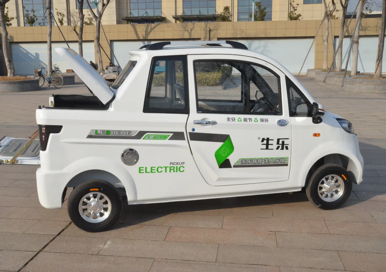 2022 LESENG RHD Right Side Steering Wheel Lesheng Strong Feature Electric Car Pickup P2 With Big Power Electric Car