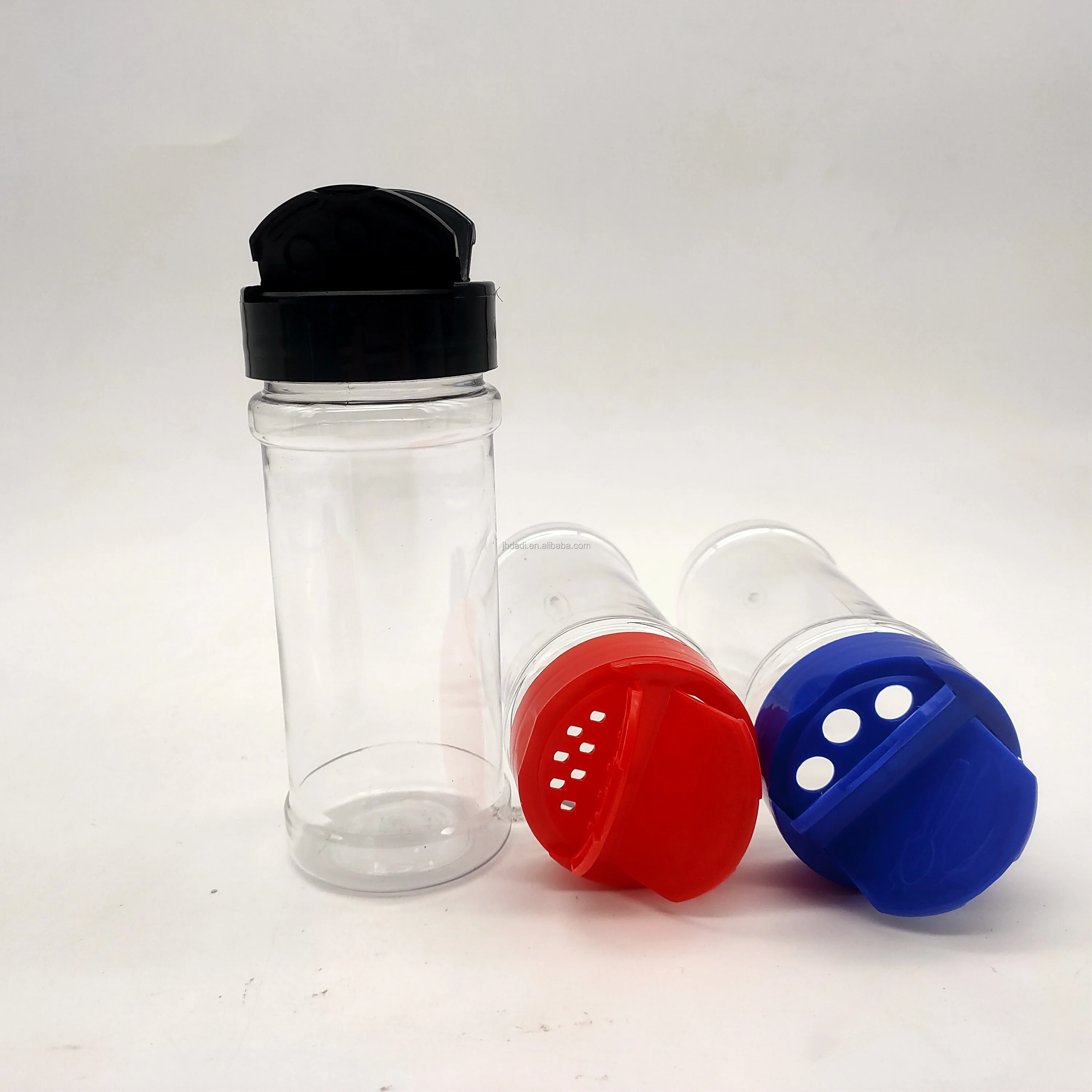 Household Kitchen Plastic Spice Salt Jars Pepper Salt Sugar Shaker Bottle 2 L0D3 